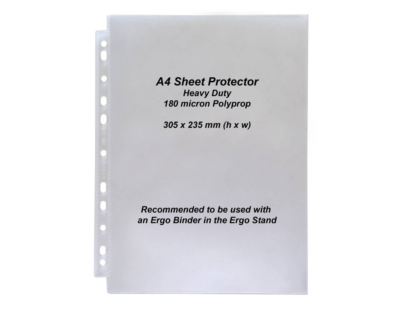 Sheet Protectors A4 Heavy Duty 10Pk Plastics Australia